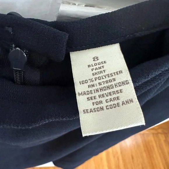 Vintage Navy Suit Skirt - Picture 3 of 5